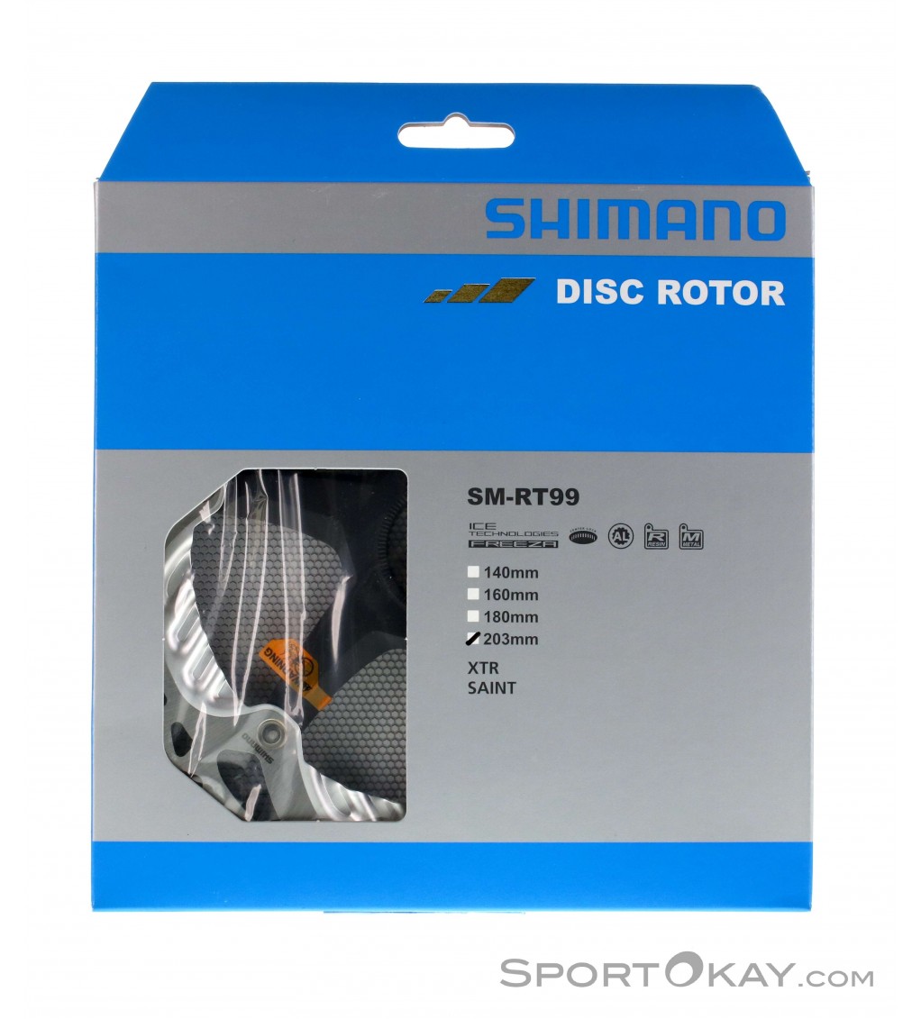 Shimano RT99 Ice-Tech Centerlock 203mm Bremsscheibe