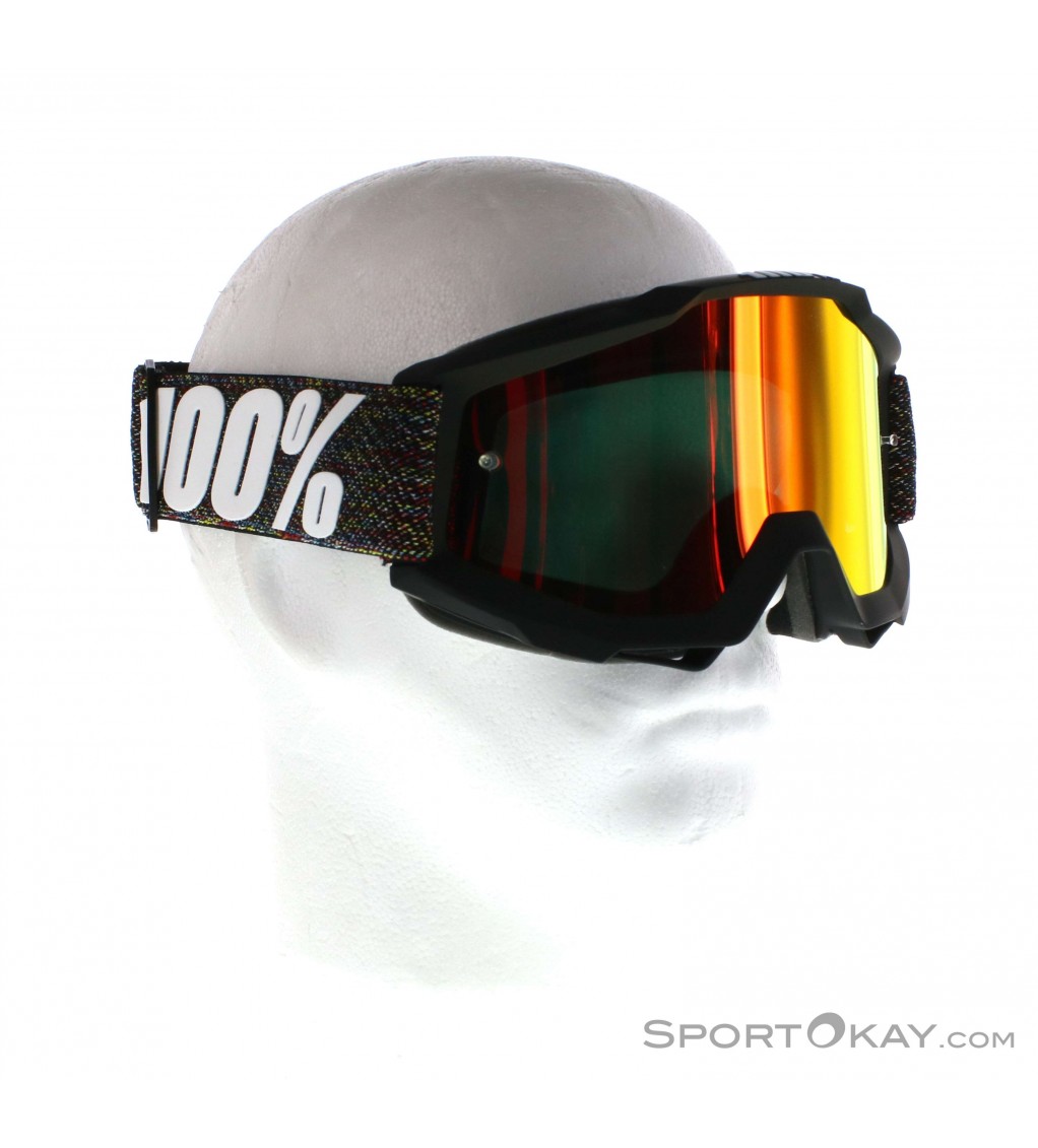 100% Accuri Anti Fog Mirror Lens Downhillbrille