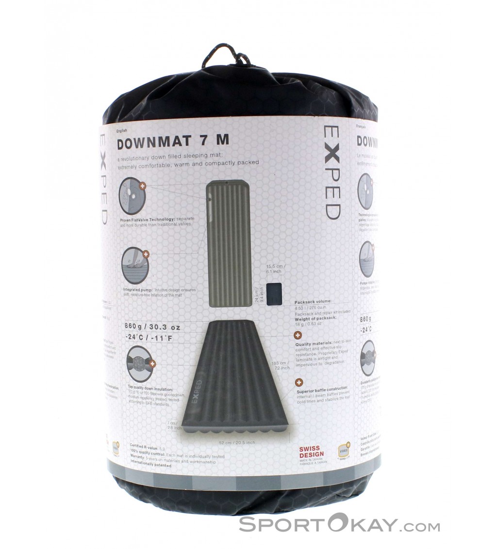 Exped Downmat 7 183x52cm Isomatte M