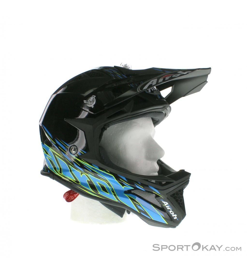 Airoh Fighters Trace Black Gloss Downhill Helm