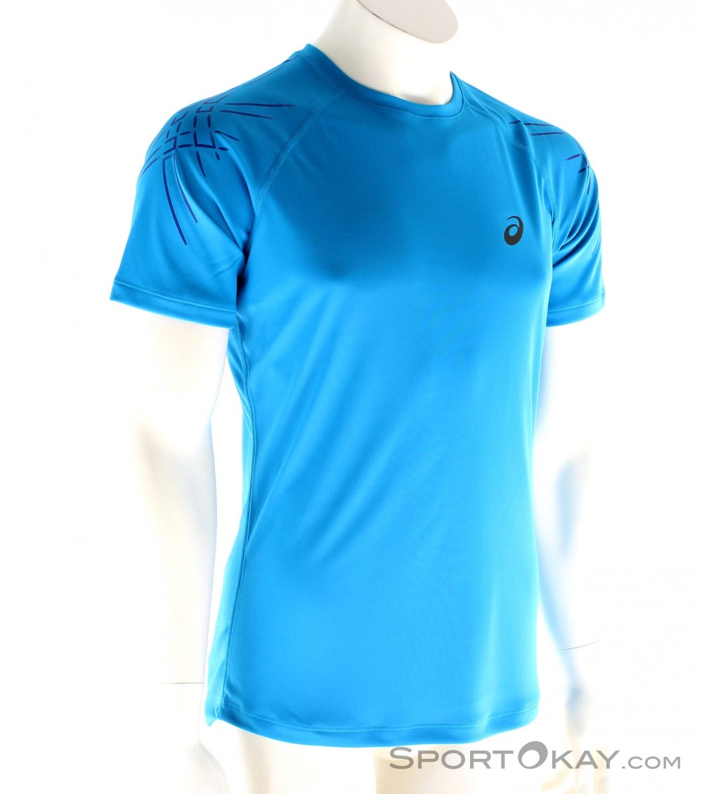 Asics Stripe Herren T-Shirt - Shirts - Laufbekleidung - Running - Alle