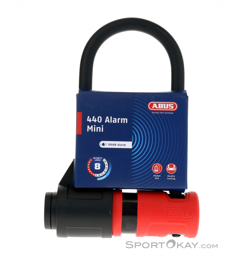 Abus 440 Alarm + USH Halterung 150cm Fahrradschloss