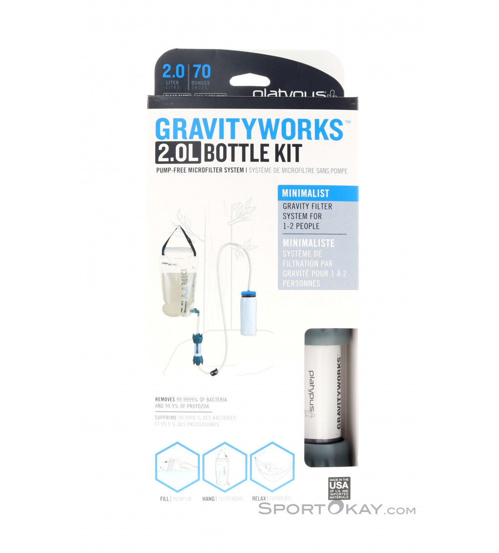 Platypus Gravity Works Bottle 2,0l Trinksystem