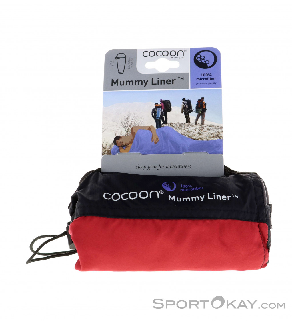 Cocoon Mummy Liner Mikrofaser Schlafsack