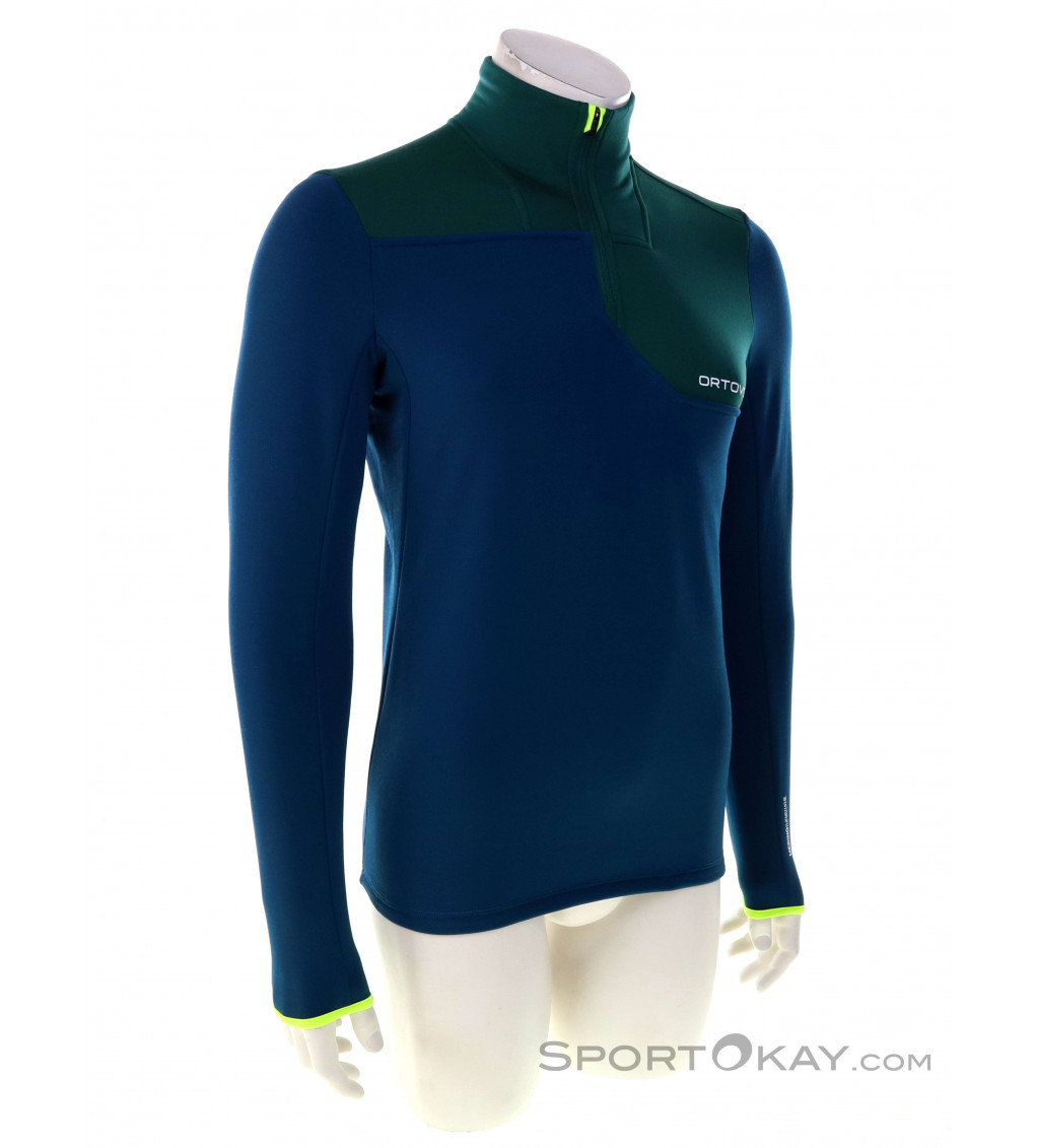 Ortovox Fleece Light Zip Neck Herren Sweater Sweater Outdoorbekleidung Outdoor Alle