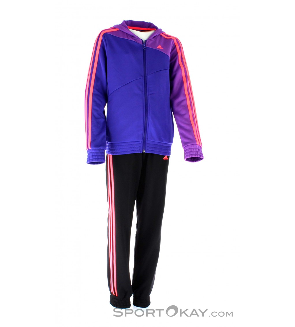 Adidas Seperate Knit PES Hood Tracksuit CH Madchen Trainings Jogger und Trainer Fitnessbekleidung Fitness Alle