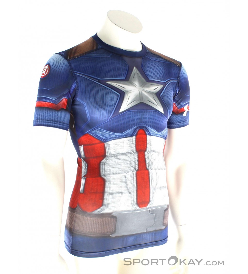 Under Armour TY Comp Captain America Herren Fitnessshirt