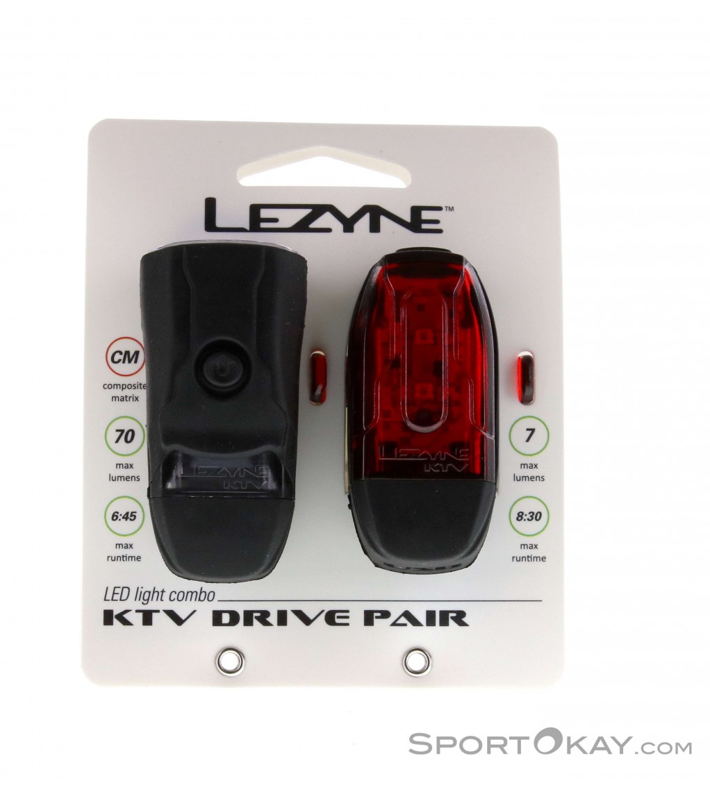 Lezyne KTV Drive Set Fahrradbeleuchtung