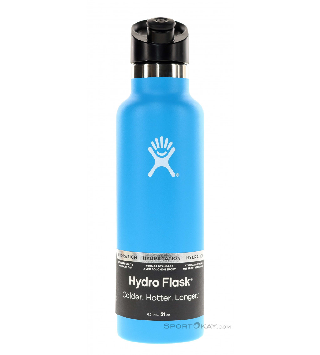 Hydro Flask 21oz Std Mouth 0,621l + Sport Cap Thermosflasche