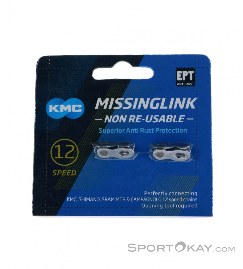 KMC Missing Link 12 NR EPT Silver 12-Fach Kettenschloss