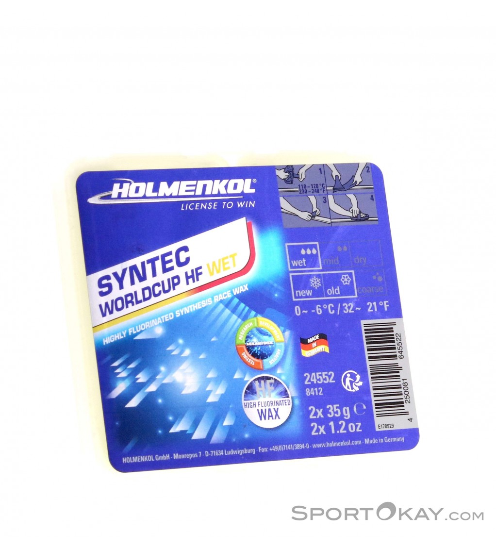 Holmenkol Syntec Worldcup HF Wet 35g Wachs