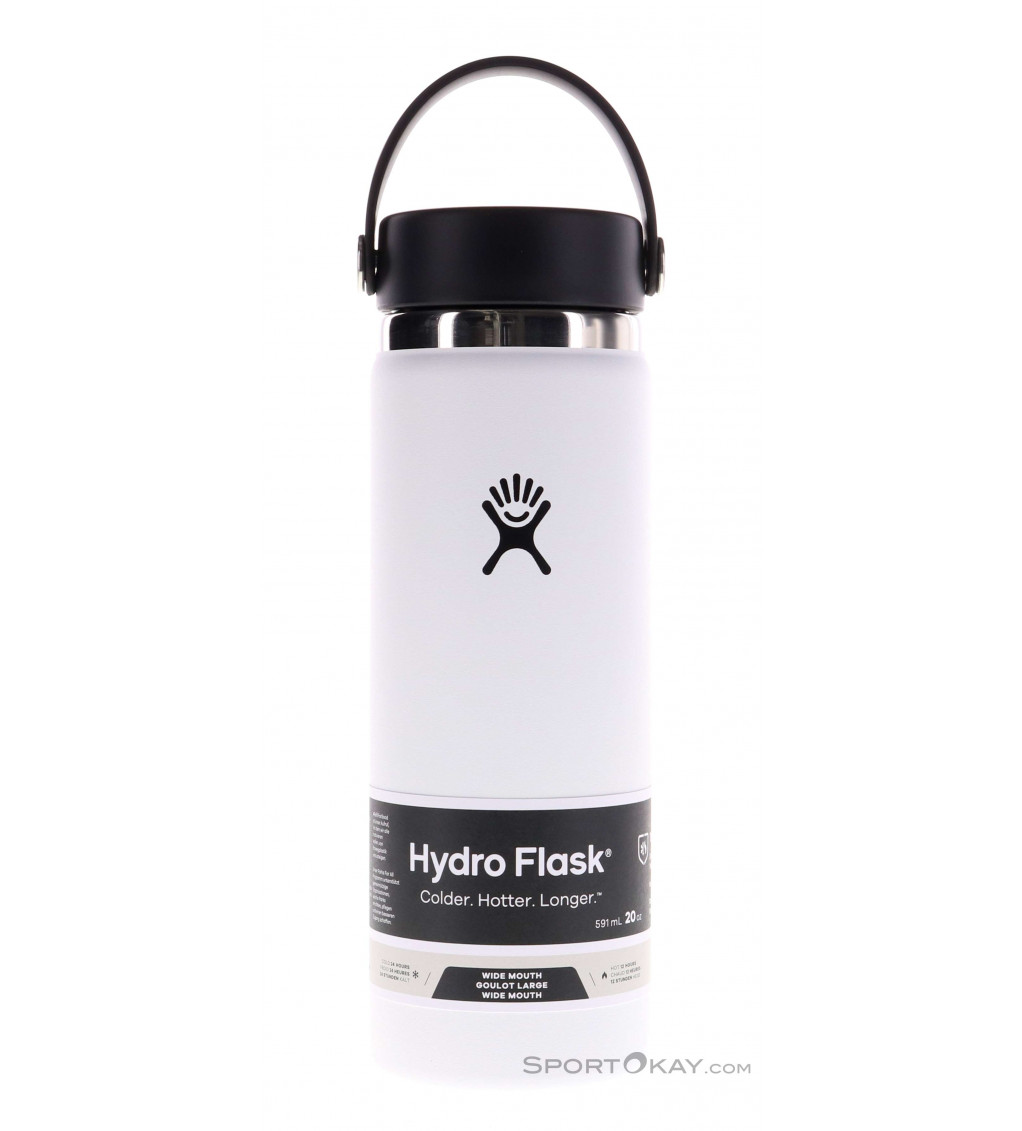 Hydro Flask 20oz Wide Mouth 591ml Thermosflasche - Trinkflaschen -  Fitnesszubehör - Fitness - Alle