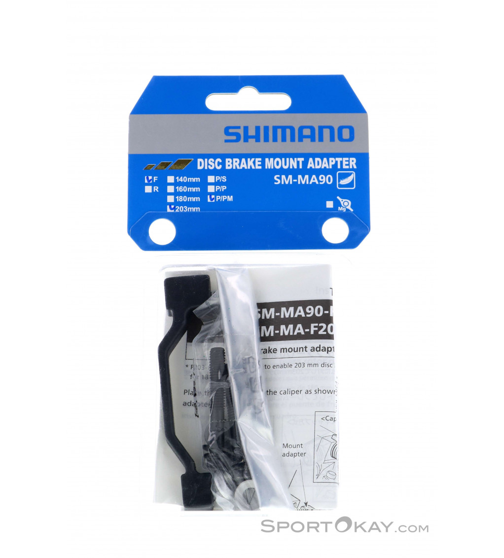 Shimano 203 VR/HR PM/PM Bremsadapter