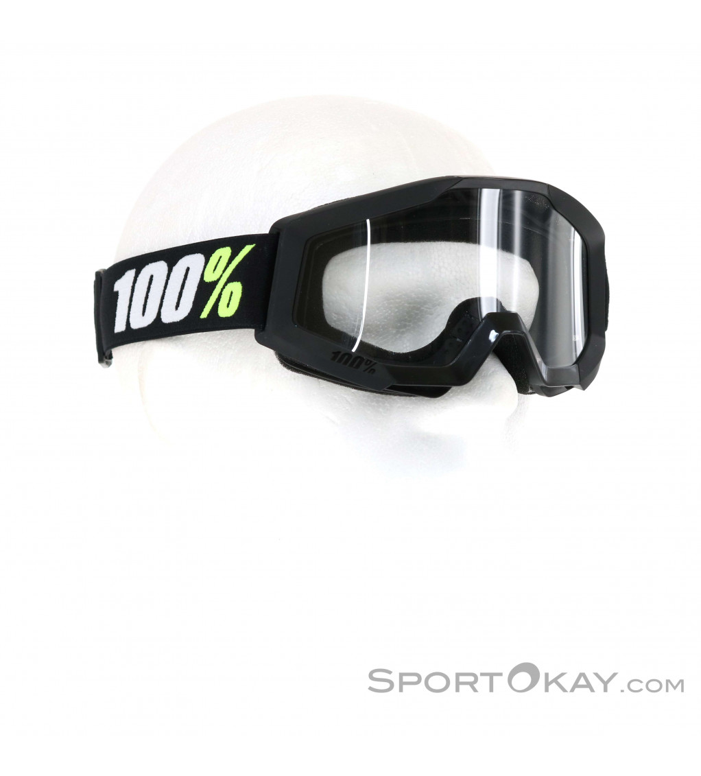 100% Strata Mini Anti Fog Clear Lens Kinder Downhillbrille