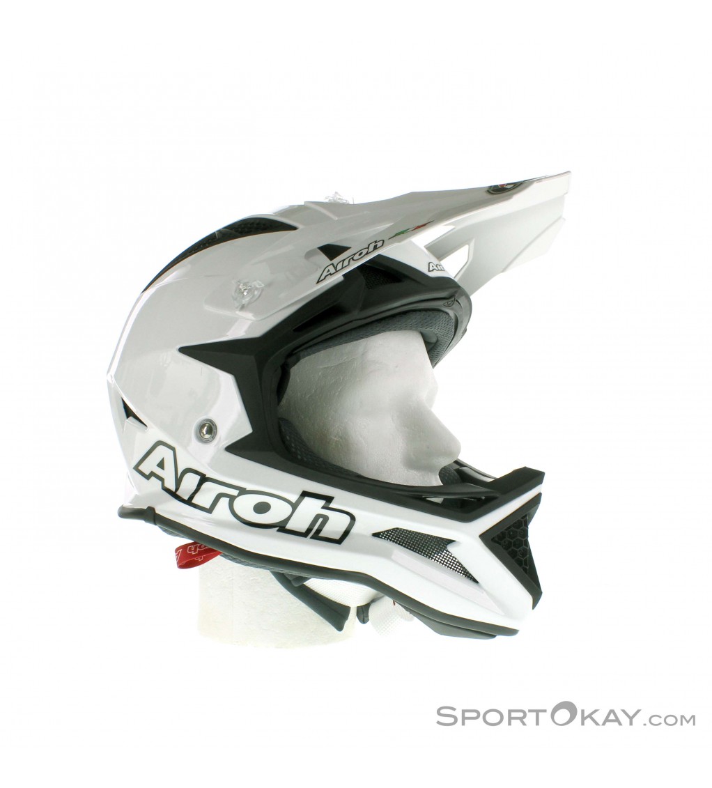 Airoh Fighters Color White Gloss Downhill Helm