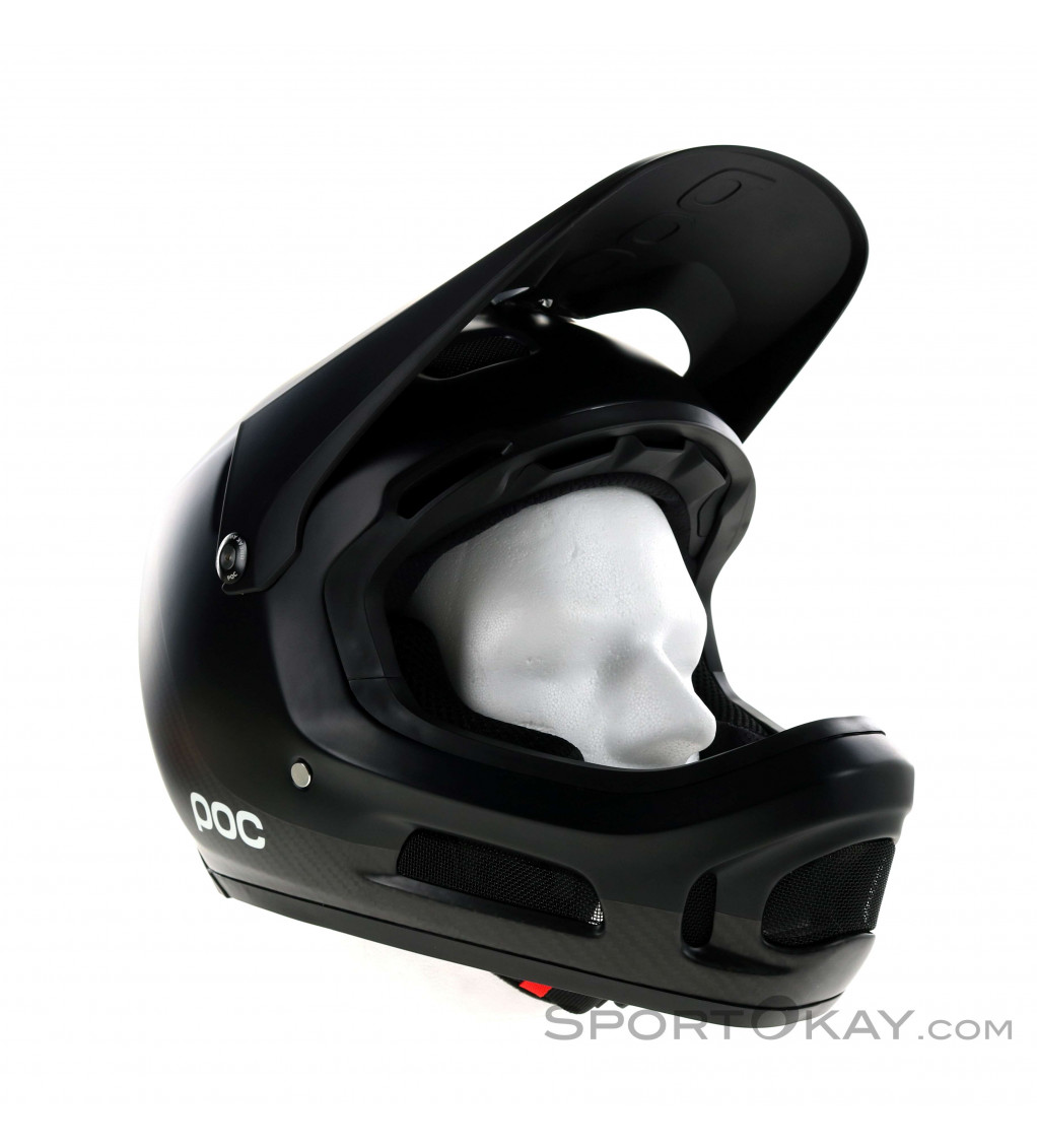 POC Coron Air Carbon Spin Black Fullface Downhill Helm