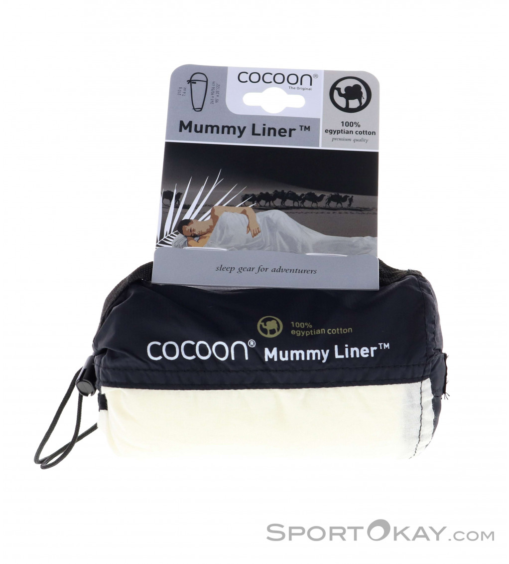 Cocoon Mummy Liner Baumwoll Schlafsack