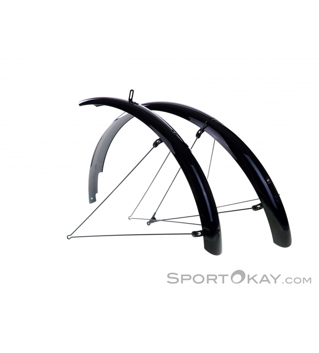 SKS Schutzblech Set 28" Bluemels Basic | Schwarz Glänzend 65 Mm