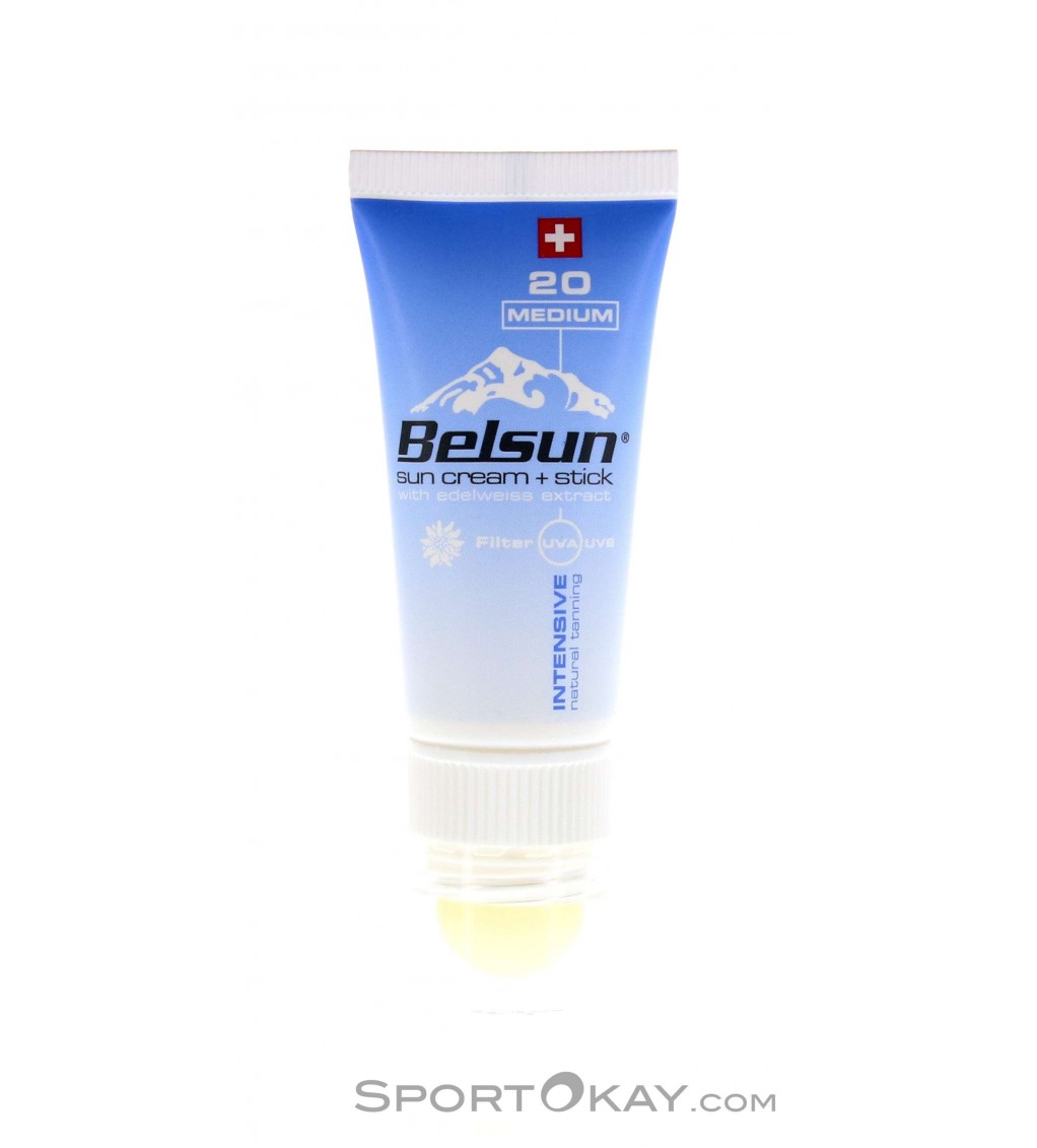 Belsun Combi LSF 20 Sonnencreme 20ml mit Lippenpfegestift