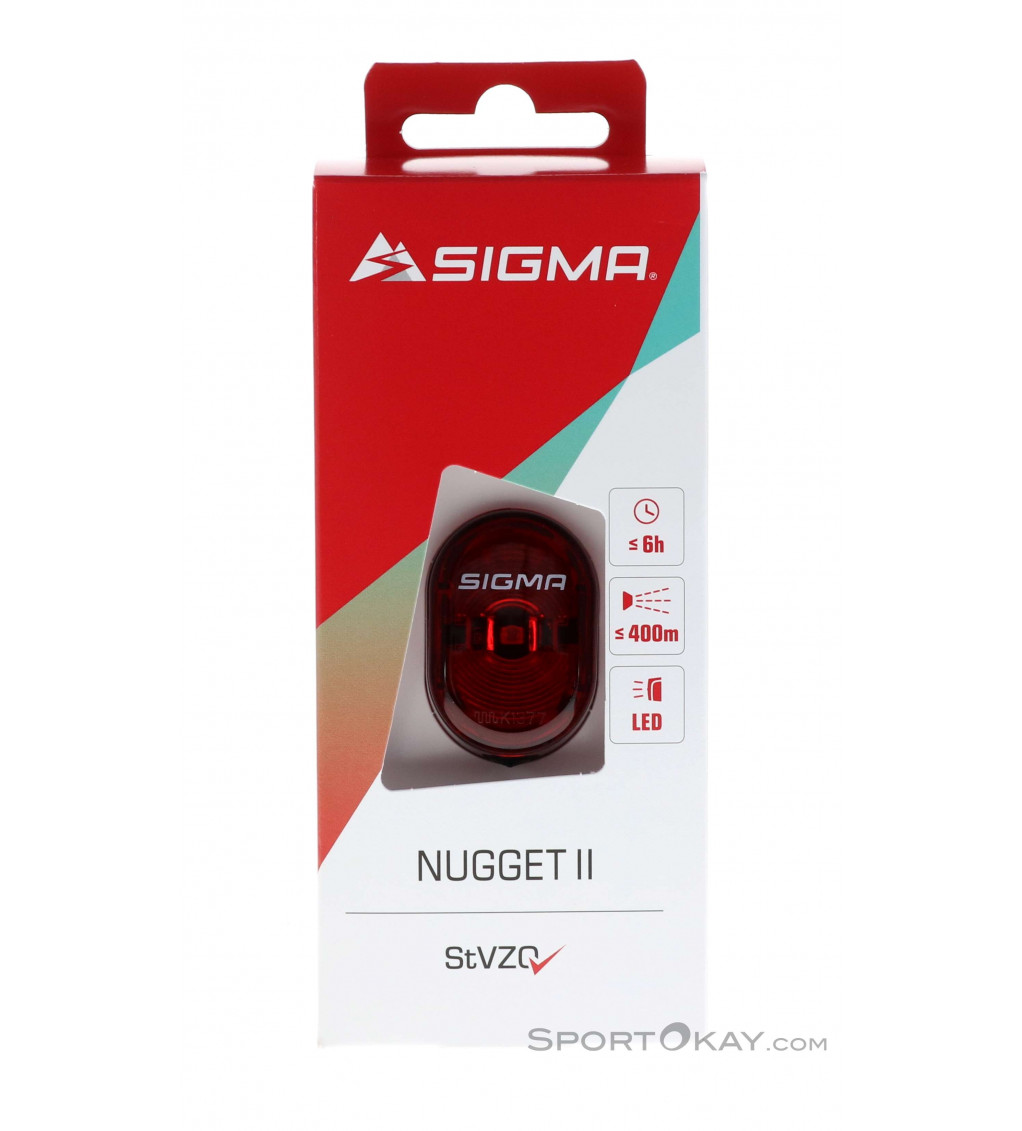 Sigma Nugget II Set StVZO Fahrradlicht hinten