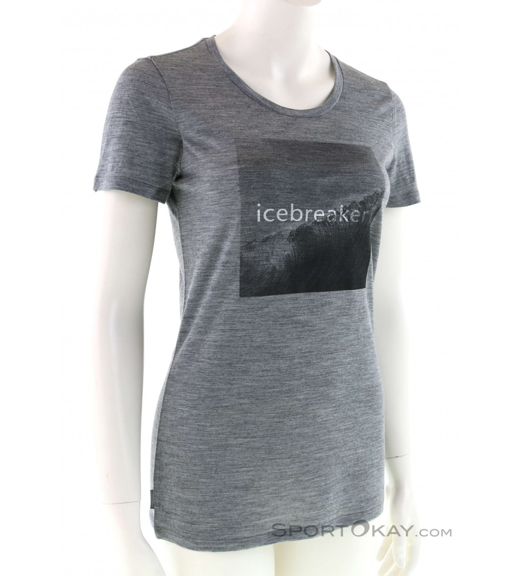 Icebreaker Tech Lite SS Low Crewe Wavelogo Damen T-Shirt