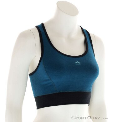 Devold Berle Merino Bra Damen Sport-BH-Blau-XS