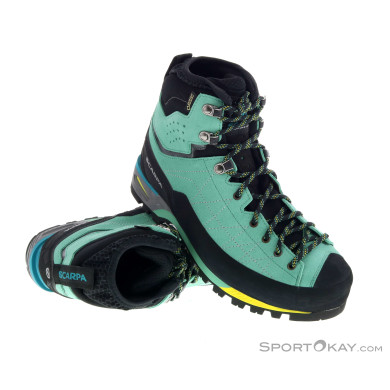 Scarpa Zodiac Tech GTX Damen Bergschuhe Gore-Tex-Türkis-39,5