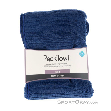 Packtowl Luxe Beach Handtuch-Dunkel-Blau-One Size