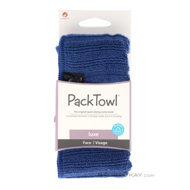 Packtowl Luxe Face Handtuch-Dunkel-Blau-One Size