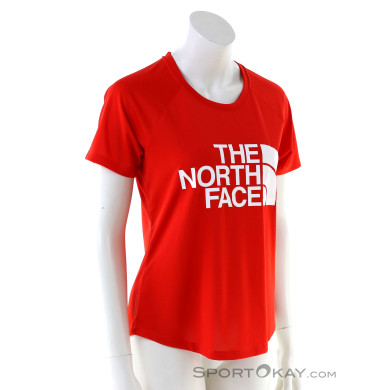 The North Face Graphic Play Hard Damen T-Shirt-Rot-M