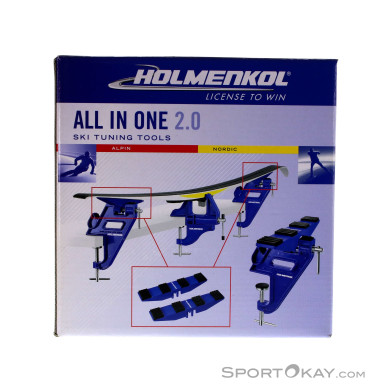 Holmenkol All-in-one 2.0 Einspannvorrichtung-Blau-One Size