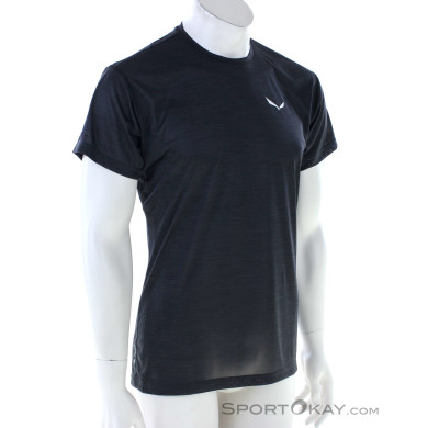 Salewa Puez Melange Dry Herren T-Shirt-Schwarz-L