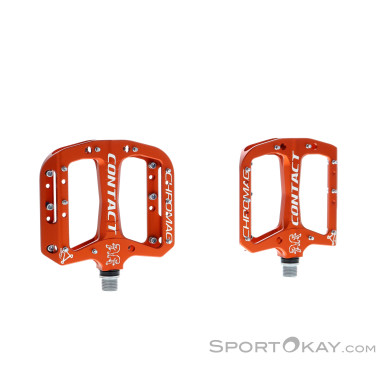 Chromag Contact Flat Pedale-Orange-One Size