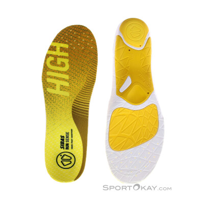 Sidas 3Feet Run Sense High Einlegesohlen-Gelb-S