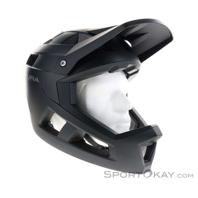 Endura Singletrack MIPS Fullface Helm-Schwarz-M-L