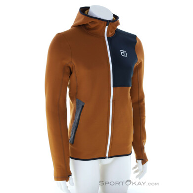 Ortovox Fleece Hoody Herren Fleecejacke-Braun-M