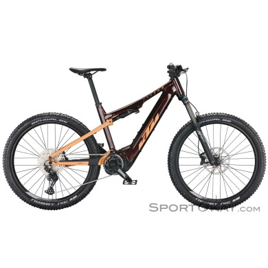 KTM Macina Lycan 772 Glorious 750Wh 27,5" 2022 Damen E-Bike-Dunkel-Rot-M