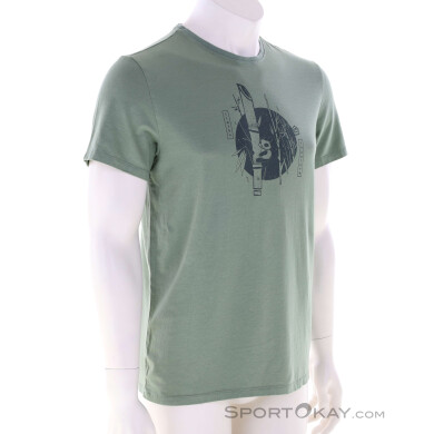 E9 JP-Bamb Herren T-Shirt-Oliv-Dunkelgrün-S