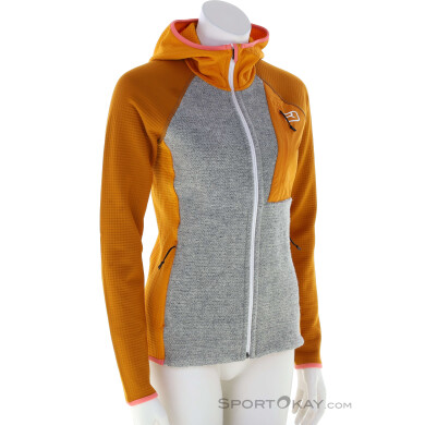 Ortovox Fleece GP Classic Knit Hoody Damen Sweater-Orange-S