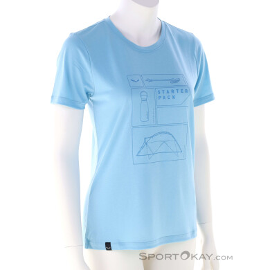 Salewa Eagle Pack Dry Damen T-Shirt-Hell-Blau-36