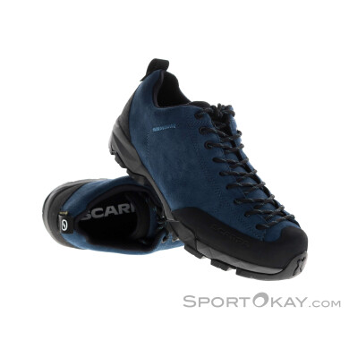 Scarpa Mojito Trail GTX Herren Wanderschuhe Gore-Tex-Blau-44,5