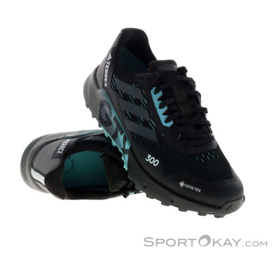adidas Terrex Agravic Flow 2 GTX Damen Traillaufschuhe-Schwarz-6