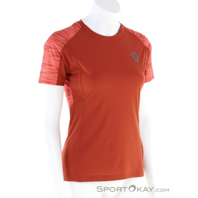 Scott Trail Run SS Damen T-Shirt-Rot-XS