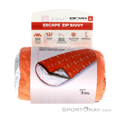Arva Escape Zip Bivvy Biwaksack-Orange-One Size