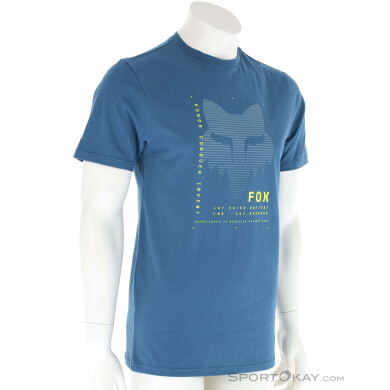 Fox Dispute Premium Herren T-Shirt-Dunkel-Blau-L