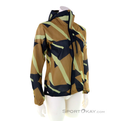adidas Terrex AGR Rain Graphic Damen Regenjacke-Beige-XS