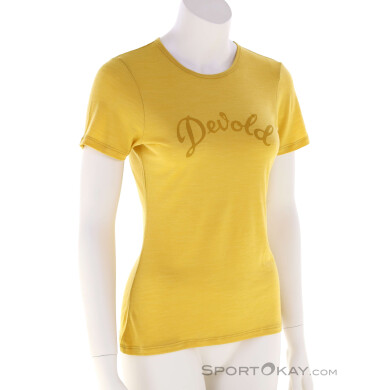 Devold MYRULL MERINO 130 Damen T-Shirt-Gelb-XS