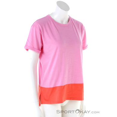 Under Armour Charged Cotton Damen T-Shirt-Pink-Rosa-XS