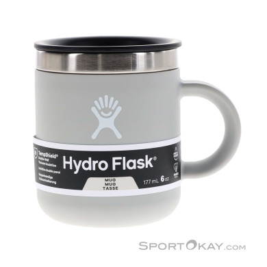 Hydro Flask Flask 6 oz Mug 177ml Thermobecher-Hell-Grau-One Size
