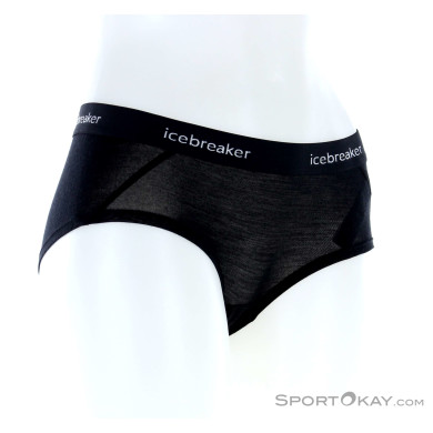 Icebreaker Sprite Hot Pants Damen Funktionsshort-Schwarz-XS